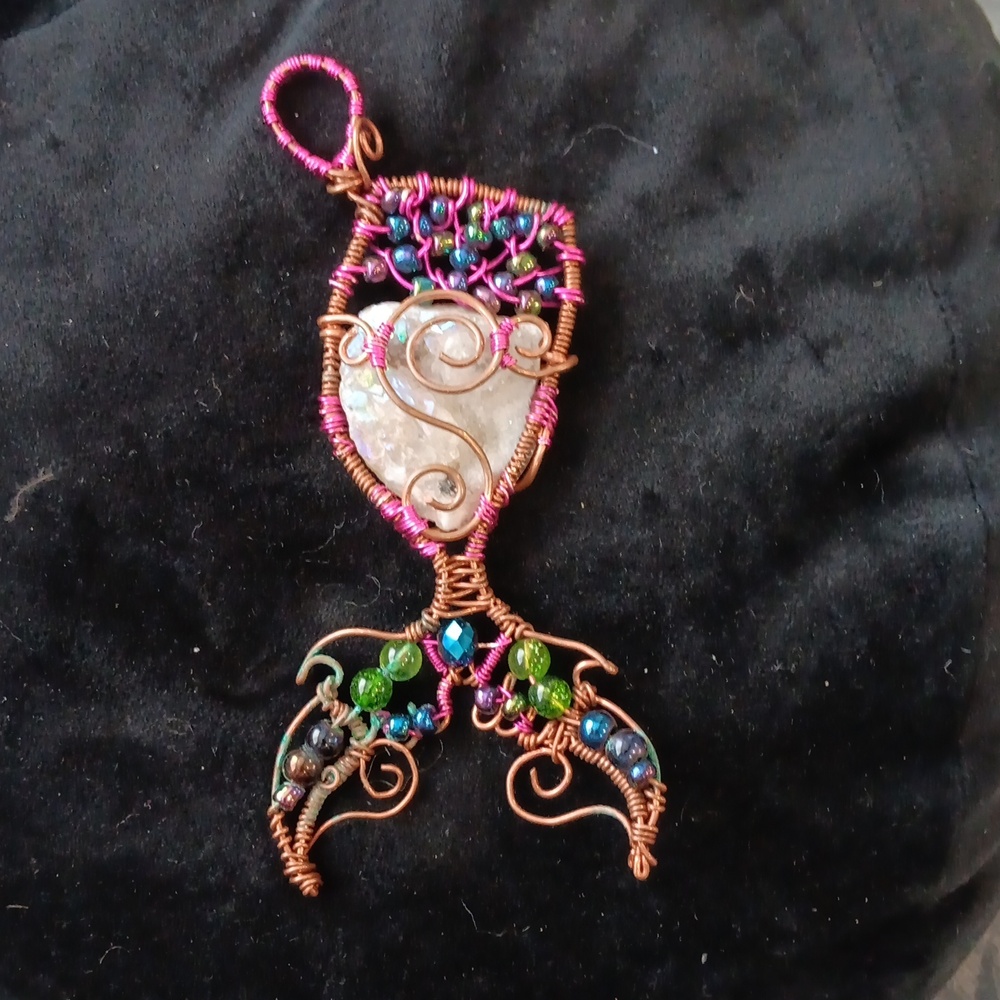 Mermaid tail pendant